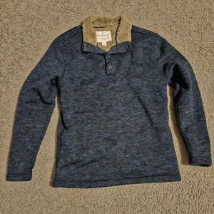 Button Sherpa Pullover